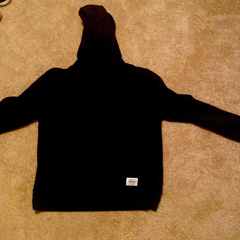 WESC hoodie large thrills Black Sweatshirt Hoody
